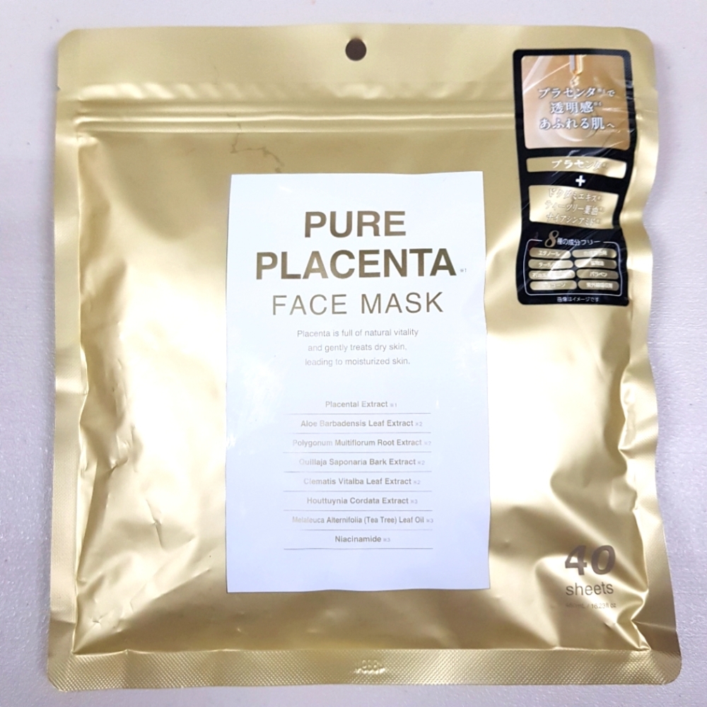 Pure Placenta Facial Mask - 40 sheets